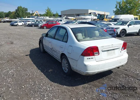 2005 Honda Civic Lx из США, поврежденный, VIN 2HGES16525H529351
